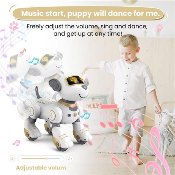 Robot Dog Toys Interactive Dogs Toy with Sing Dance Programmable for Ages 8-12 - Picture 6 of 6